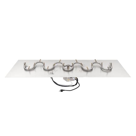 12x24 Rectangular Flat Pan And 6x18 SS Switchback Bullet Burner,Match Lit W/Flame Sense,Nat. Gas